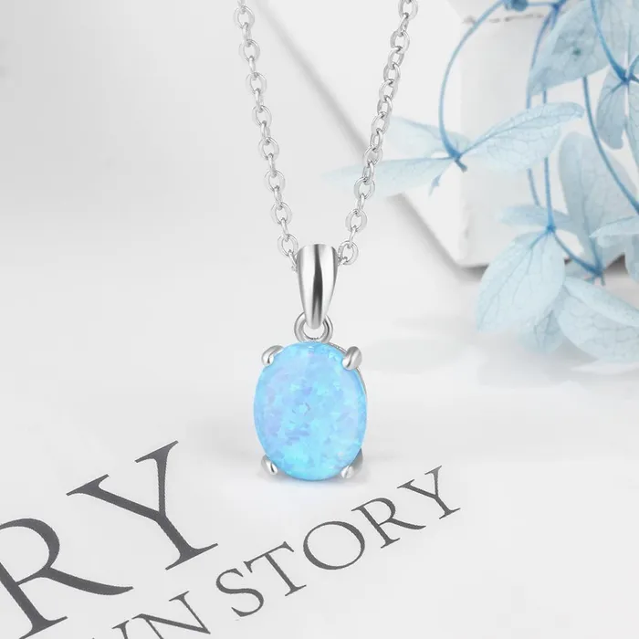 Necklaces My Zen Temple Elegance Opal Necklace