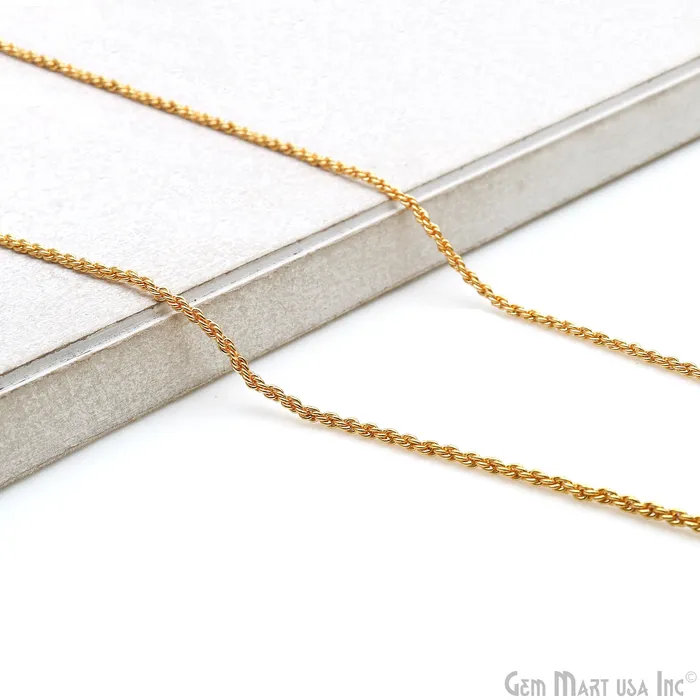 Necklaces Rope Chain Necklace 18 Inch With Lobster Claw Clasp GemMartUSA Necklaces Rope Chain Necklace 18 Inch With Lobster Claw Clasp GemMartUSA