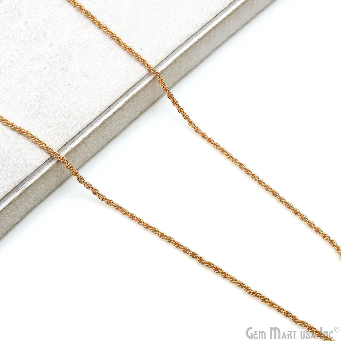 Necklaces Rope Chain Necklace 18 Inch With Lobster Claw Clasp GemMartUSA Necklaces Rope Chain Necklace 18 Inch With Lobster Claw Clasp GemMartUSA