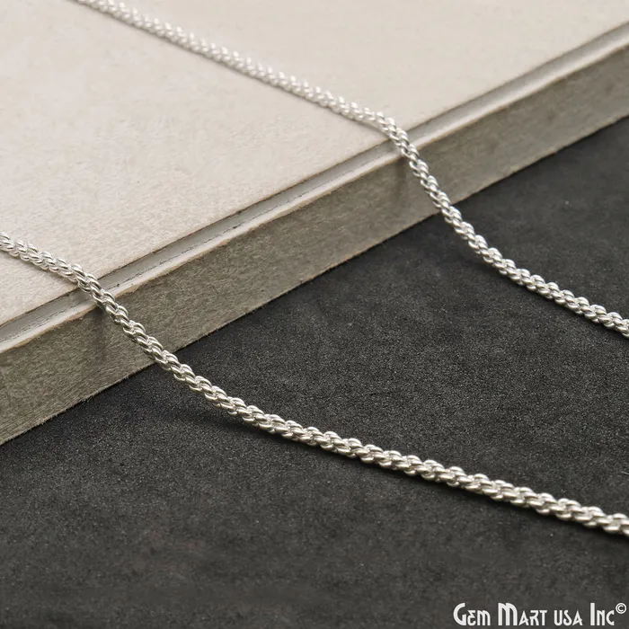 Necklaces Rope Chain Necklace 18 Inch With Lobster Claw Clasp GemMartUSA Necklaces Rope Chain Necklace 18 Inch With Lobster Claw Clasp GemMartUSA