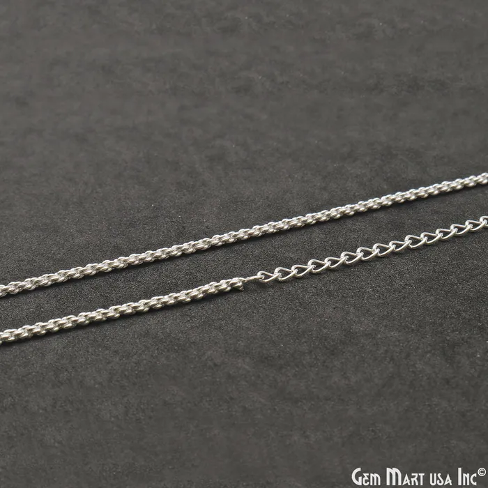 Necklaces Rope Chain Necklace 18 Inch With Lobster Claw Clasp GemMartUSA Necklaces Rope Chain Necklace 18 Inch With Lobster Claw Clasp GemMartUSA