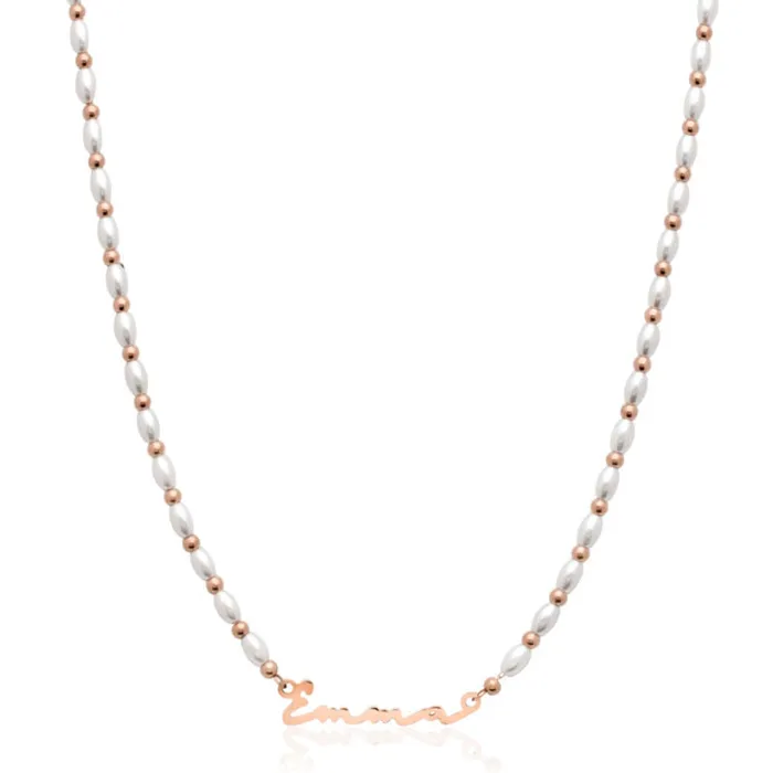 Necklaces Tailored Classy Signature Name Necklace With Chains Customized Jewel