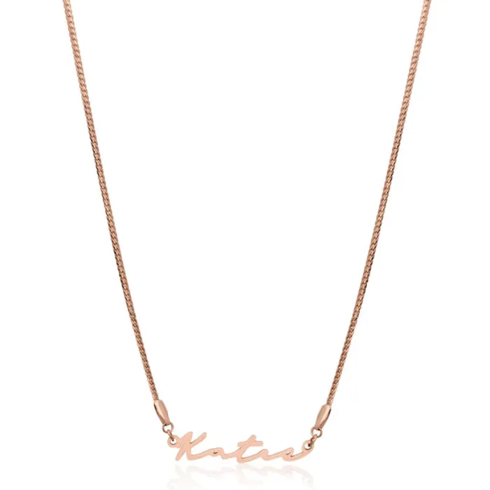Necklaces Tailored Classy Signature Name Necklace With Chains Customized Jewel