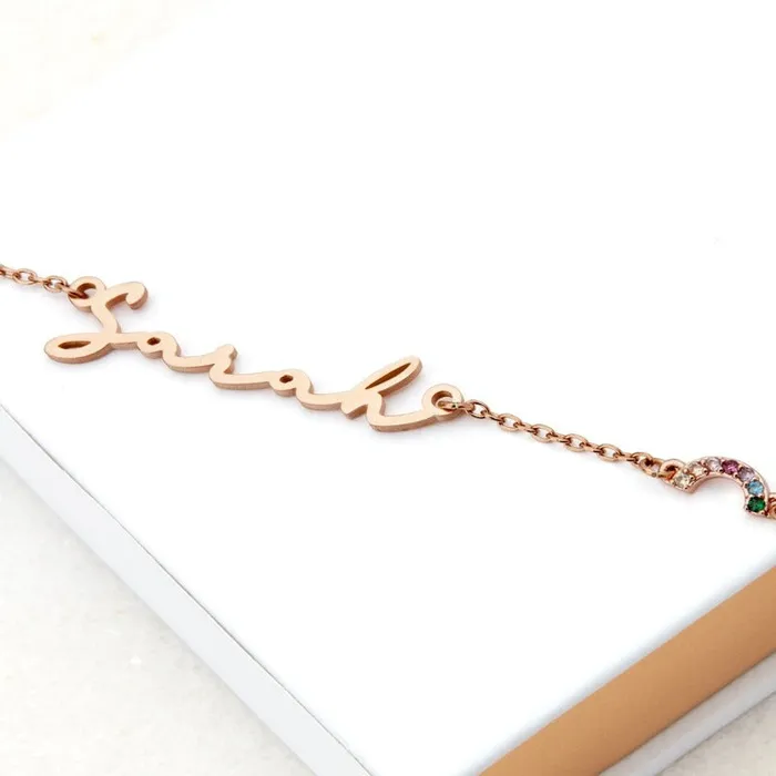 Necklaces Tailored Classy Signature Name Necklace With Chains Customized Jewel