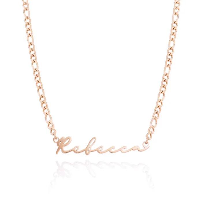 Necklaces Tailored Classy Signature Name Necklace With Chains Customized Jewel