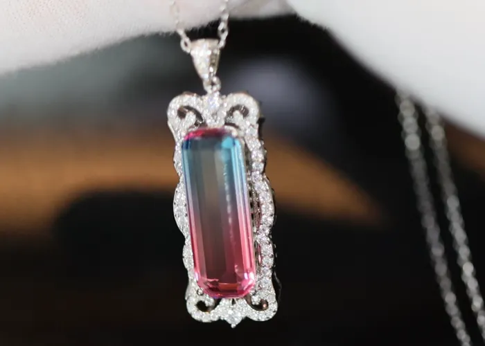Necklaces Womens Necklace Aquamarine Diamond Necklace Blue Diamond Pendant Pink Diamond Pendant Pink Diamond Necklace Rectangle Necklace Lab Diamonds London
