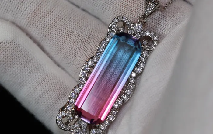 Necklaces Womens Necklace Aquamarine Diamond Necklace Blue Diamond Pendant Pink Diamond Pendant Pink Diamond Necklace Rectangle Necklace Lab Diamonds London