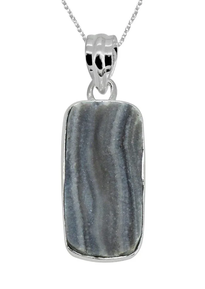 Necklaces YoTreasure 165 Desert Druzy Quartz Solid 925 Sterling Silver Chain Pendant Jewelry Necklaces YoTreasure 165 Desert Druzy Quartz Solid 925 Sterling Silver Chain Pendant Jewelry