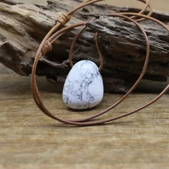QingChengJewelry Store Necklaces Natural Stone Crystal Necklace