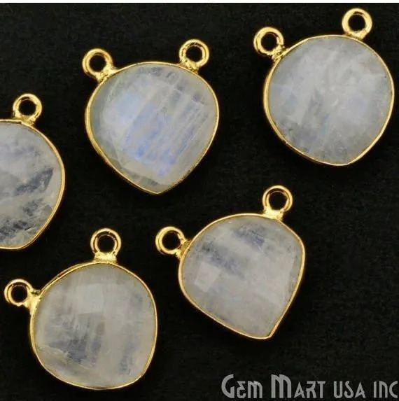 Rainbow Moonstone Heart 14mm Gold Bezel Cat Bail Gemstone Connector GemMartUSA Necklaces Rainbow Moonstone Heart 14mm Gold Bezel Cat Bail Gemstone Connector GemMartUSA Necklaces