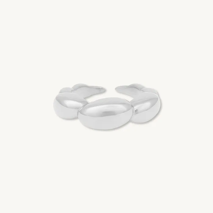 Rings Bubble Croissant Open Ring Camile Stone Rings Bubble Croissant Open Ring Camile Stone