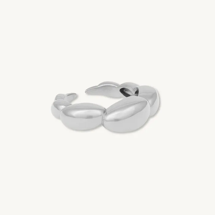 Rings Bubble Croissant Open Ring Camile Stone Rings Bubble Croissant Open Ring Camile Stone