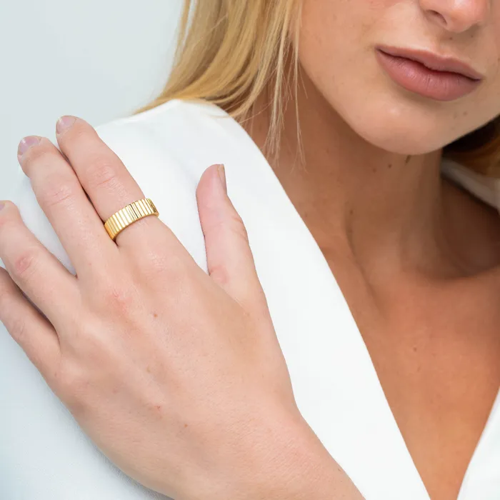 Rings Camile Stone Thick Ridges Open Ring Rings Camile Stone Thick Ridges Open Ring