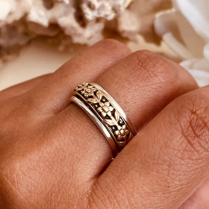 Rings Ideaure Jewelry Sonnet Spinner Ring