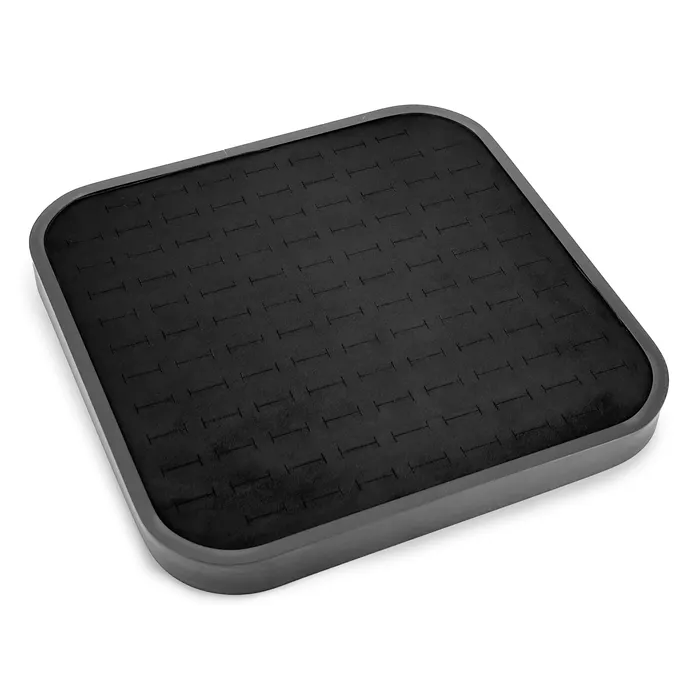 Rings JPI Display 11 58 x 11 58 Black Brushed Aluminum Black Velvet 104 Ring Display Tray Rings JPI Display 11 58 x 11 58 Black Brushed Aluminum Black Velvet 104 Ring Display Tray