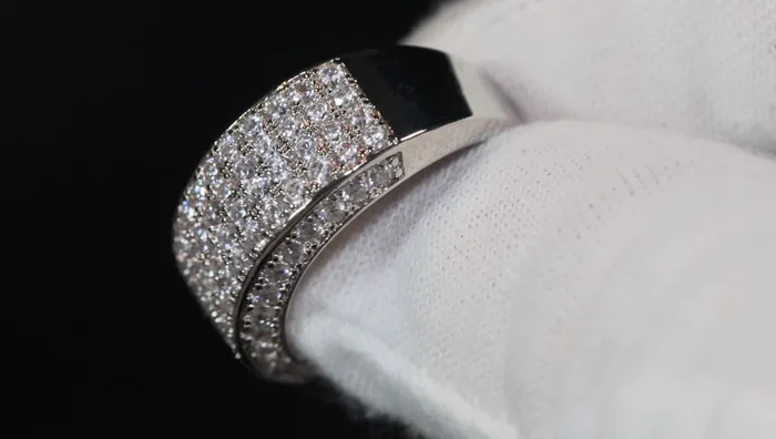 Rings Lab Diamonds London Promise Ring Mens Wedding Ring Iced Out Ring Mens Pav Ring Diamond Wedding Band