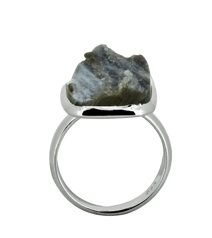 Rings YoTreasure Desert Druzy Solid 925 Sterling Silver Ring Jewelry