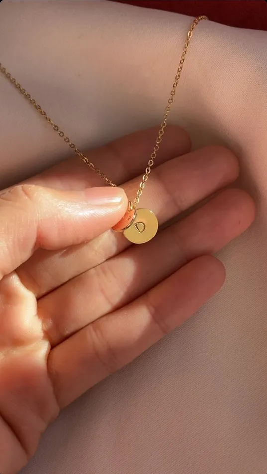 Secret Initial Necklace Grace PK Necklaces