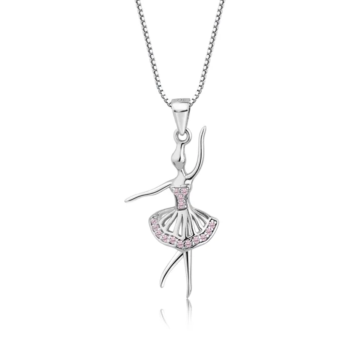 Sterling Silver Childrens Ballerina Necklace for Girls Cherished Moments Necklaces Sterling Silver Childrens Ballerina Necklace for Girls Cherished Moments Necklaces