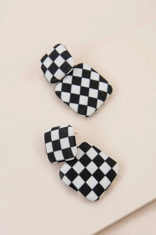 Textile Drop Earrings Lovoda Earrings