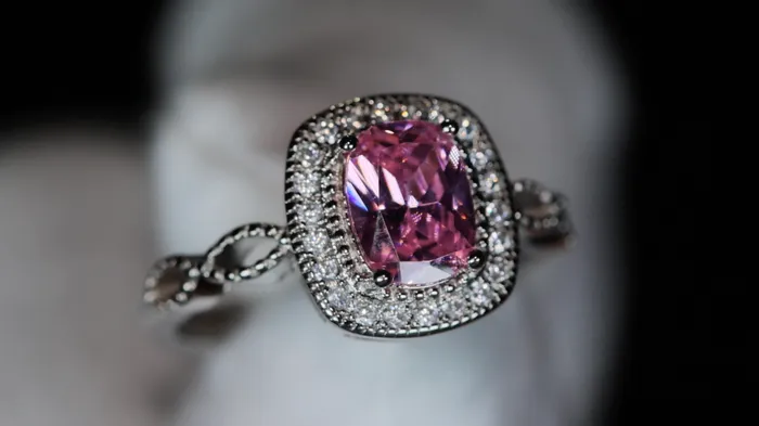 Womens Pink diamond Ring Pink Oval Cut Diamond Ring Lab Diamonds London Rings