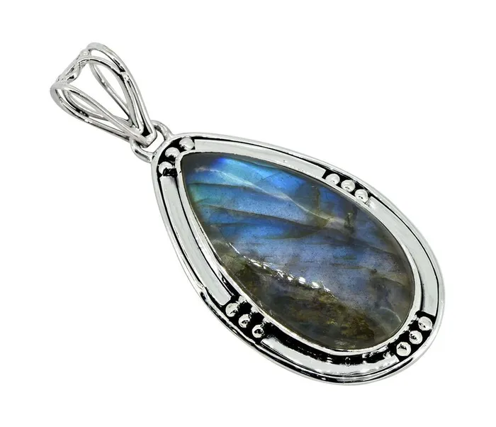 YoTreasure Labradorite Solid 925 Sterling Silver Pendant 2 12 Necklaces