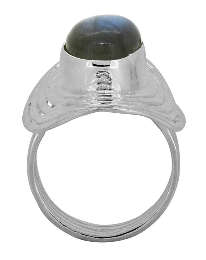 YoTreasure Rings Labradorite Solid 925 Sterling Silver Designer Ring Jewelry